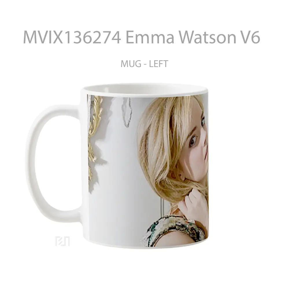 Mug Emma Watson V6 Gelas Selebriti - All-side / Desain