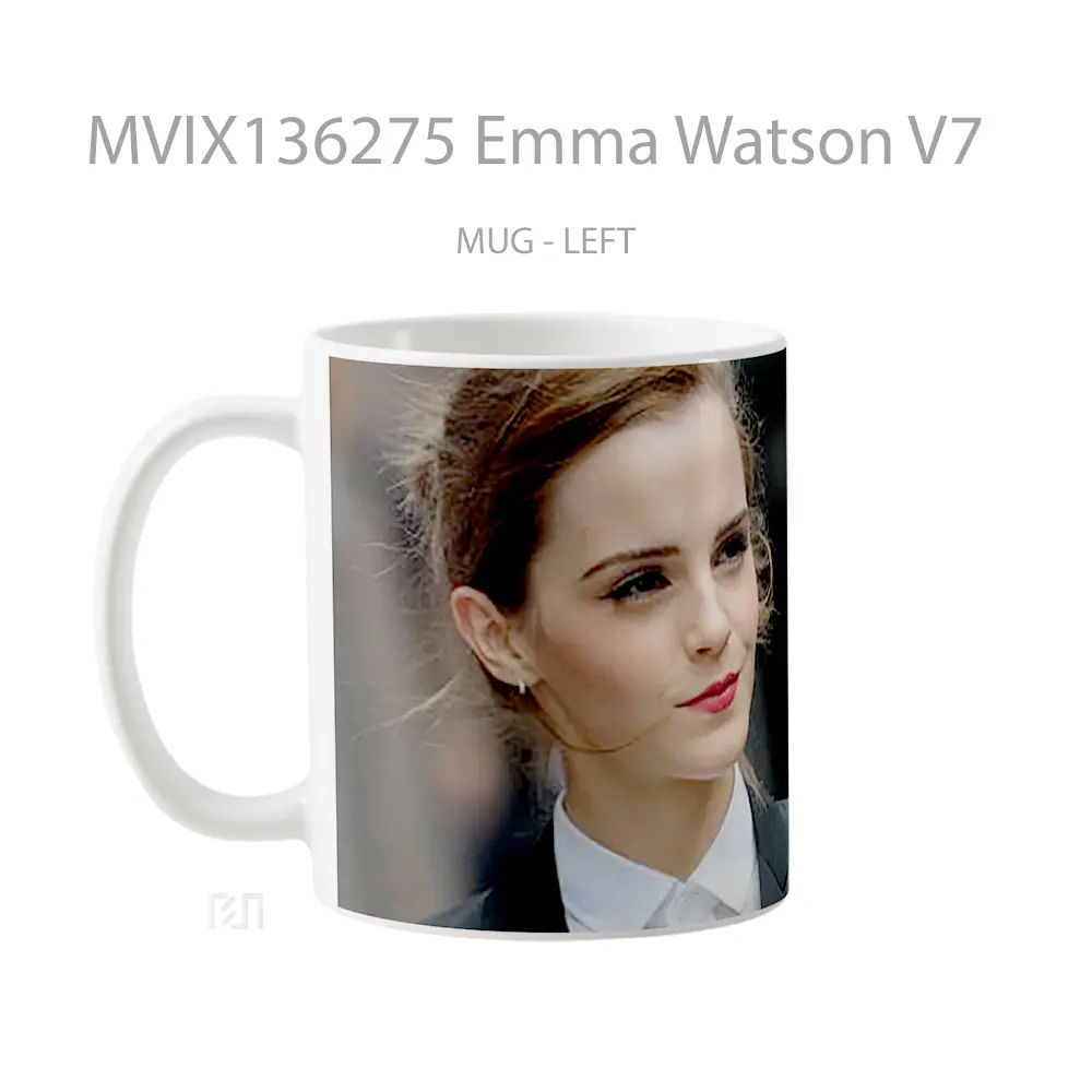 Mug Emma Watson V7 Gelas Selebriti - All-side / Desain