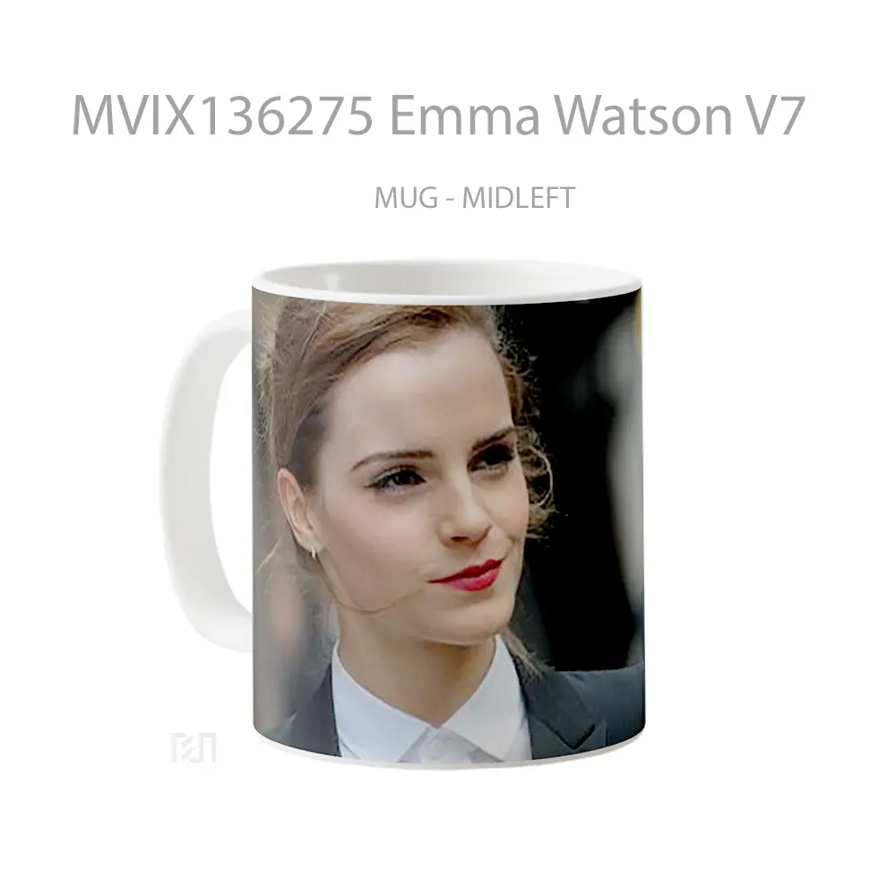 Mug Emma Watson V7 Gelas Selebriti - All-side / Desain