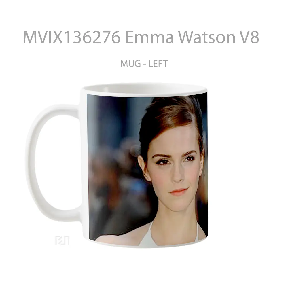 Mug Emma Watson V8 Gelas Selebriti - All-side / Desain