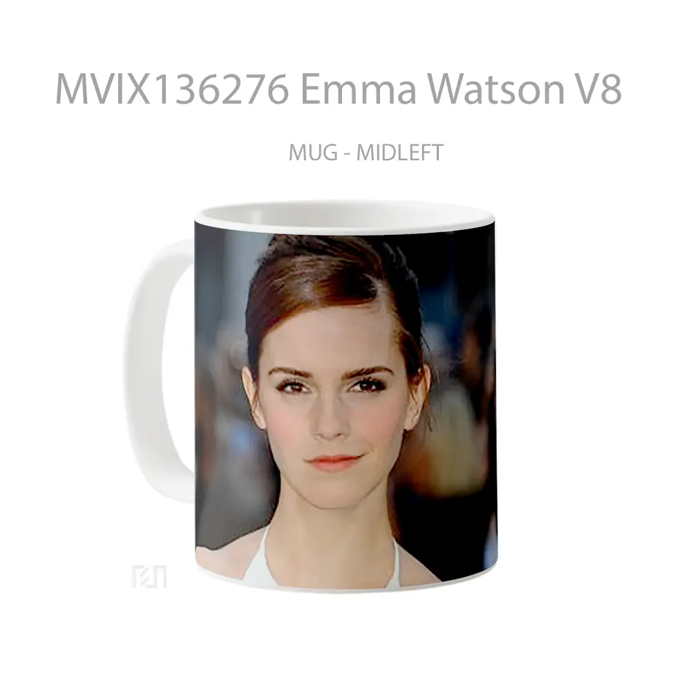 Mug Emma Watson V8 Gelas Selebriti - All-side / Desain