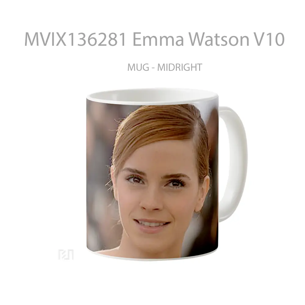 Mug Emma Watson V10 Gelas Selebriti - All-side / Desain