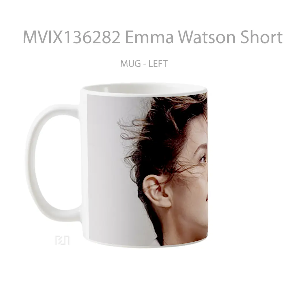 Mug Emma Watson Short Hair Gelas Selebriti - All-side / Desain