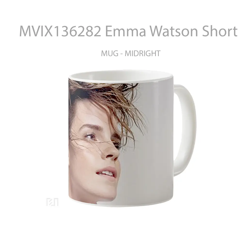 Mug Emma Watson Short Hair Gelas Selebriti - All-side / Desain