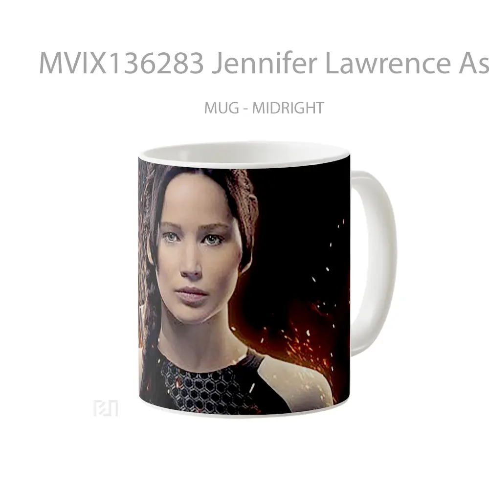 Mug Jennifer Lawrence As Katniss V1 Gelas Keramik Unik - All-side / Desain