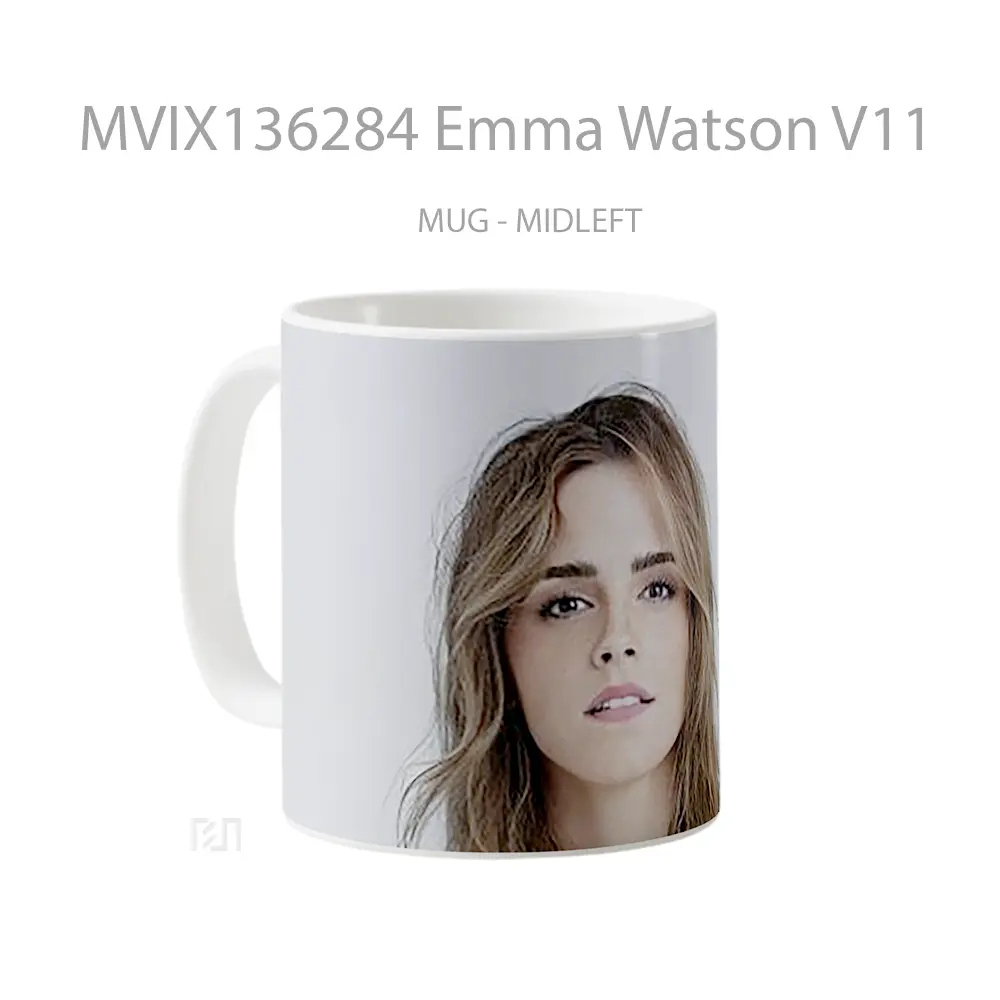 Mug Emma Watson V11 Gelas Selebriti - All-side / Desain