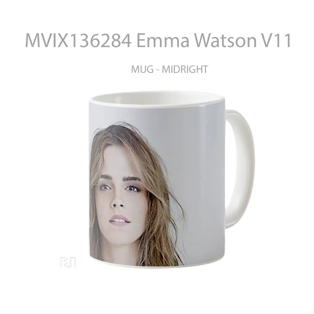 Mug Emma Watson V11 Gelas Selebriti - All-side / Desain