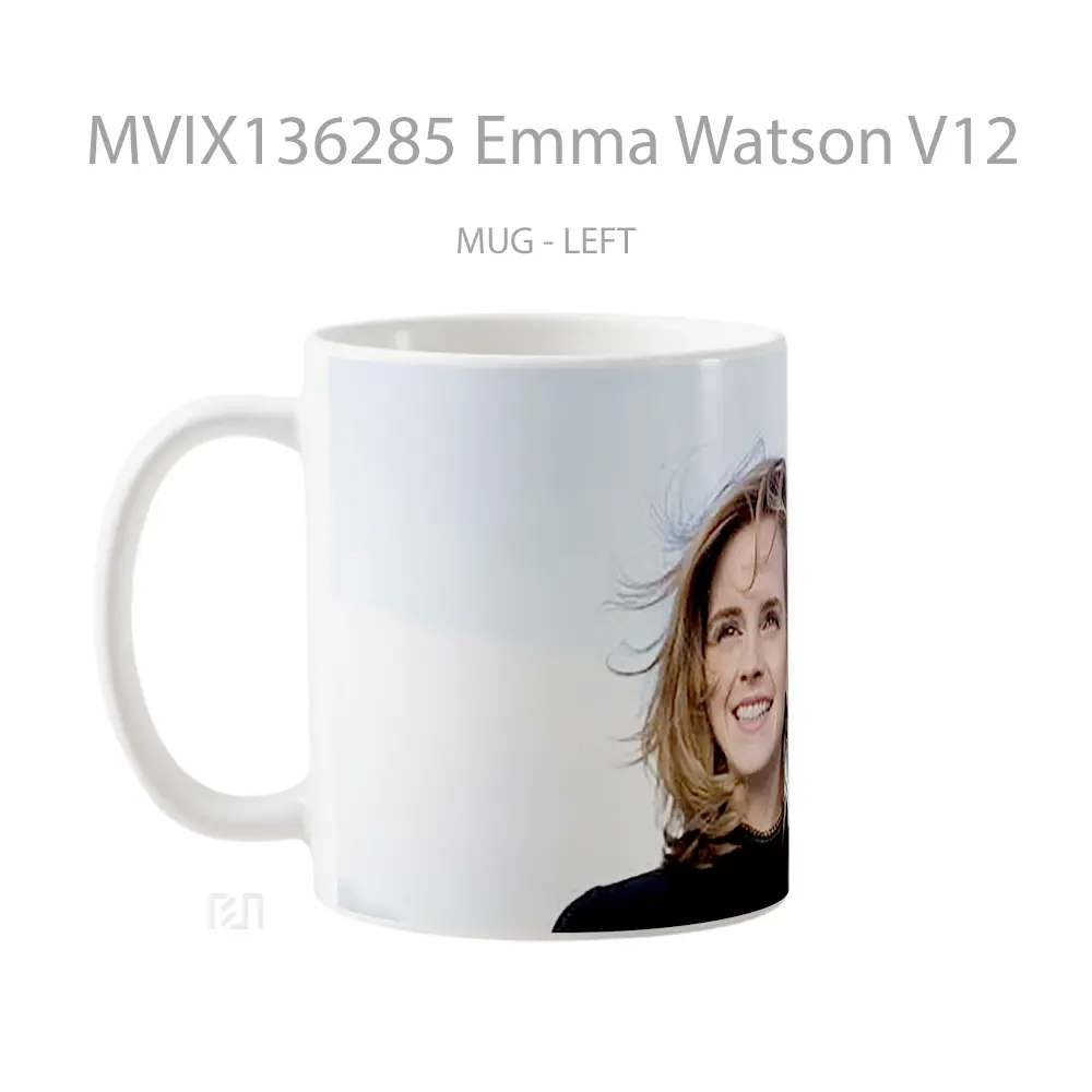 Mug Emma Watson V12 Gelas Selebriti - All-side / Desain
