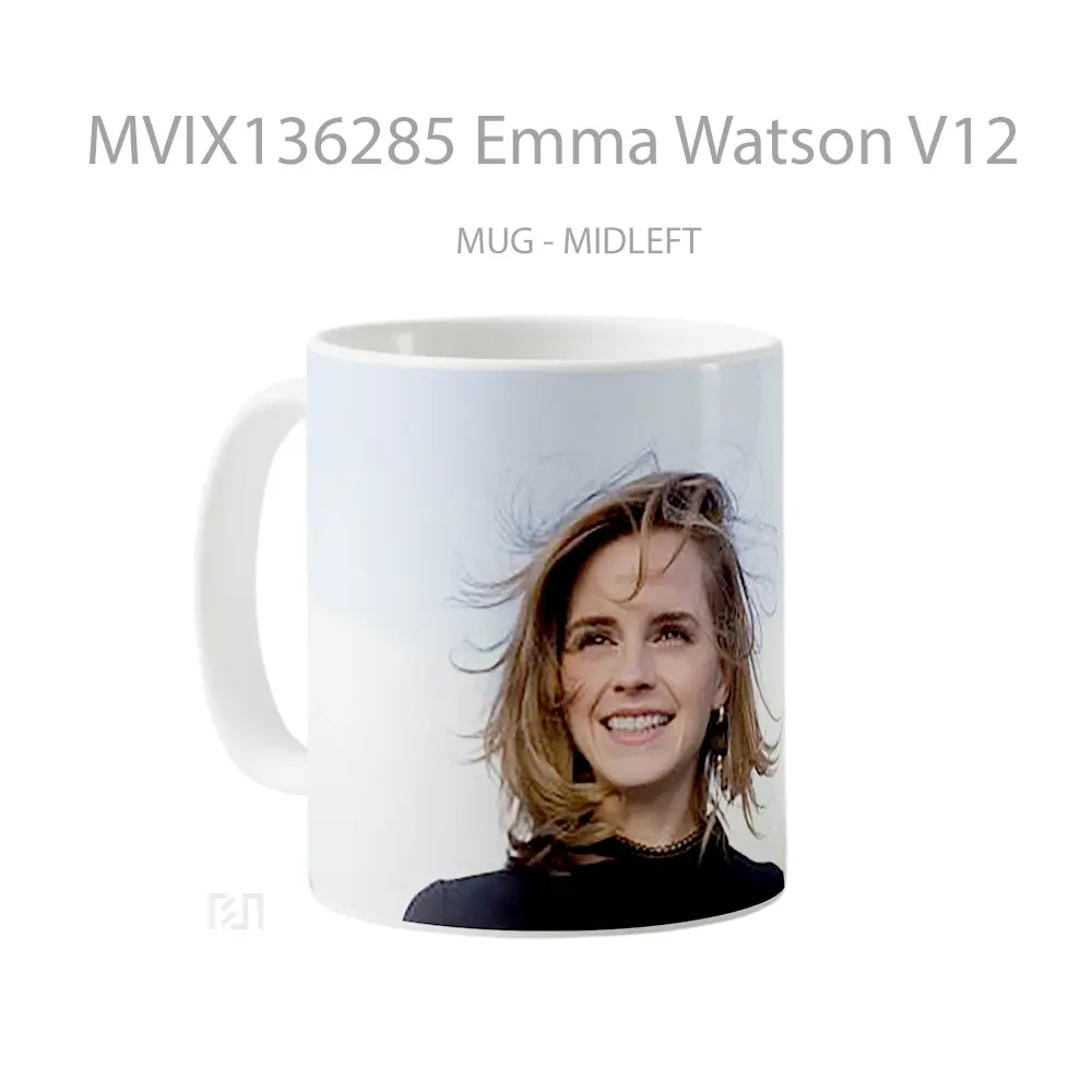 Mug Emma Watson V12 Gelas Selebriti - All-side / Desain
