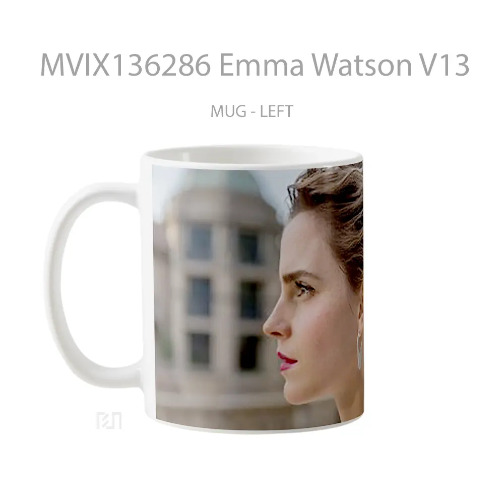 Mug Emma Watson V13 Gelas Selebriti - All-side / Desain
