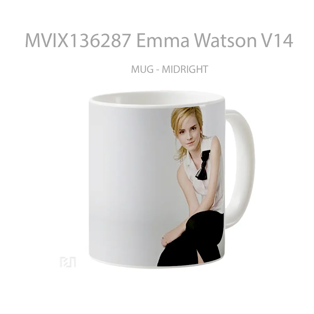Mug Emma Watson V14 Gelas Selebriti - All-side / Desain