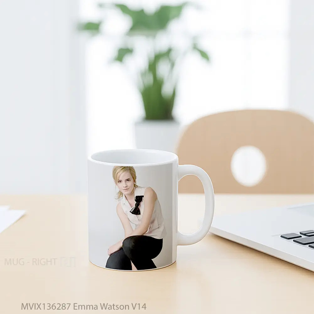 Mug Emma Watson V14 Gelas Selebriti - All-side / Desain