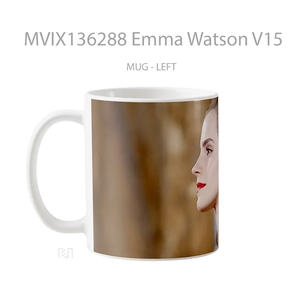 Mug Emma Watson V15 Gelas Selebriti - All-side / Desain