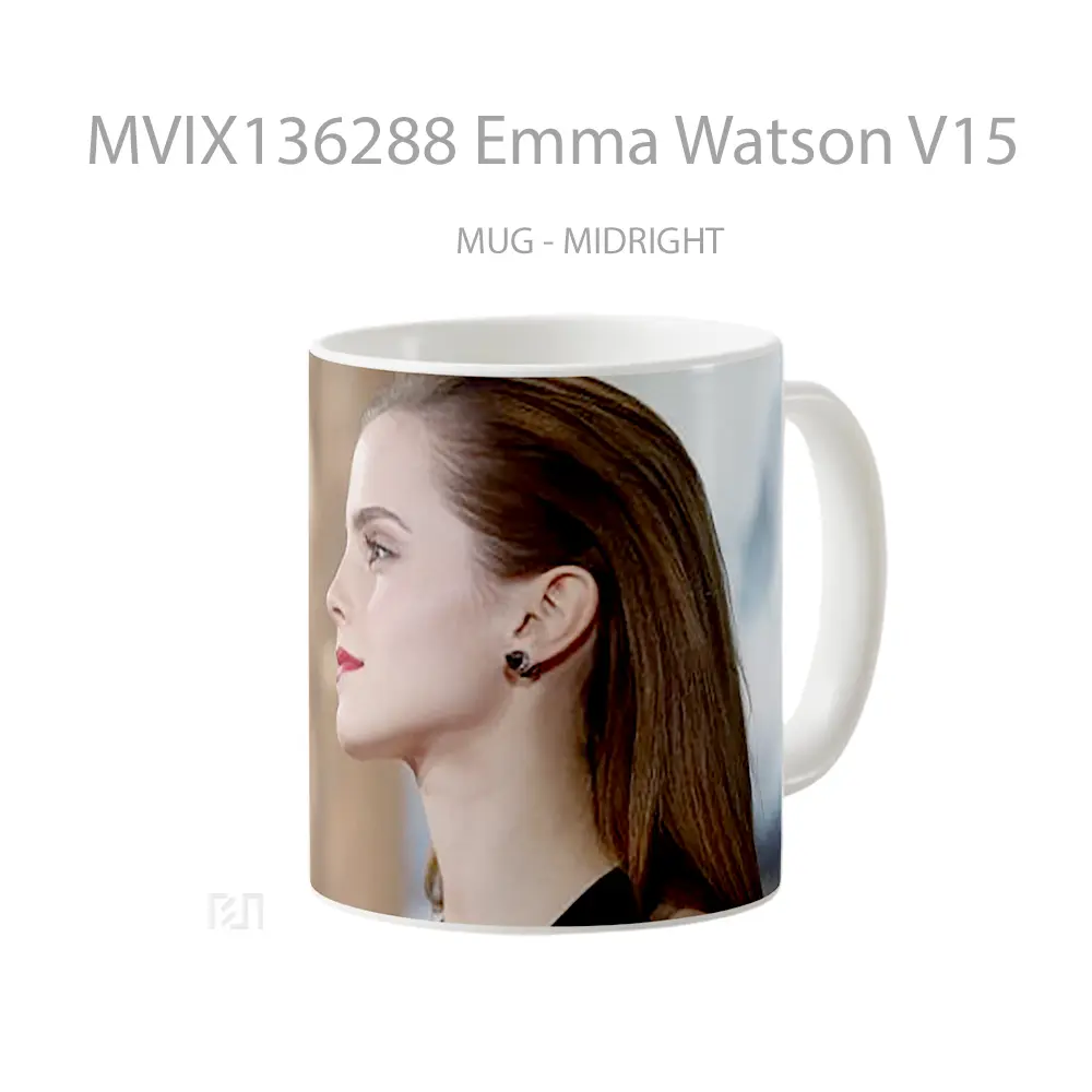 Mug Emma Watson V15 Gelas Selebriti - All-side / Desain