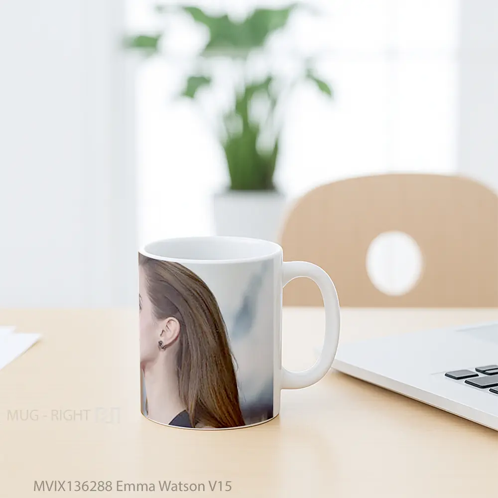 Mug Emma Watson V15 Gelas Selebriti - All-side / Desain