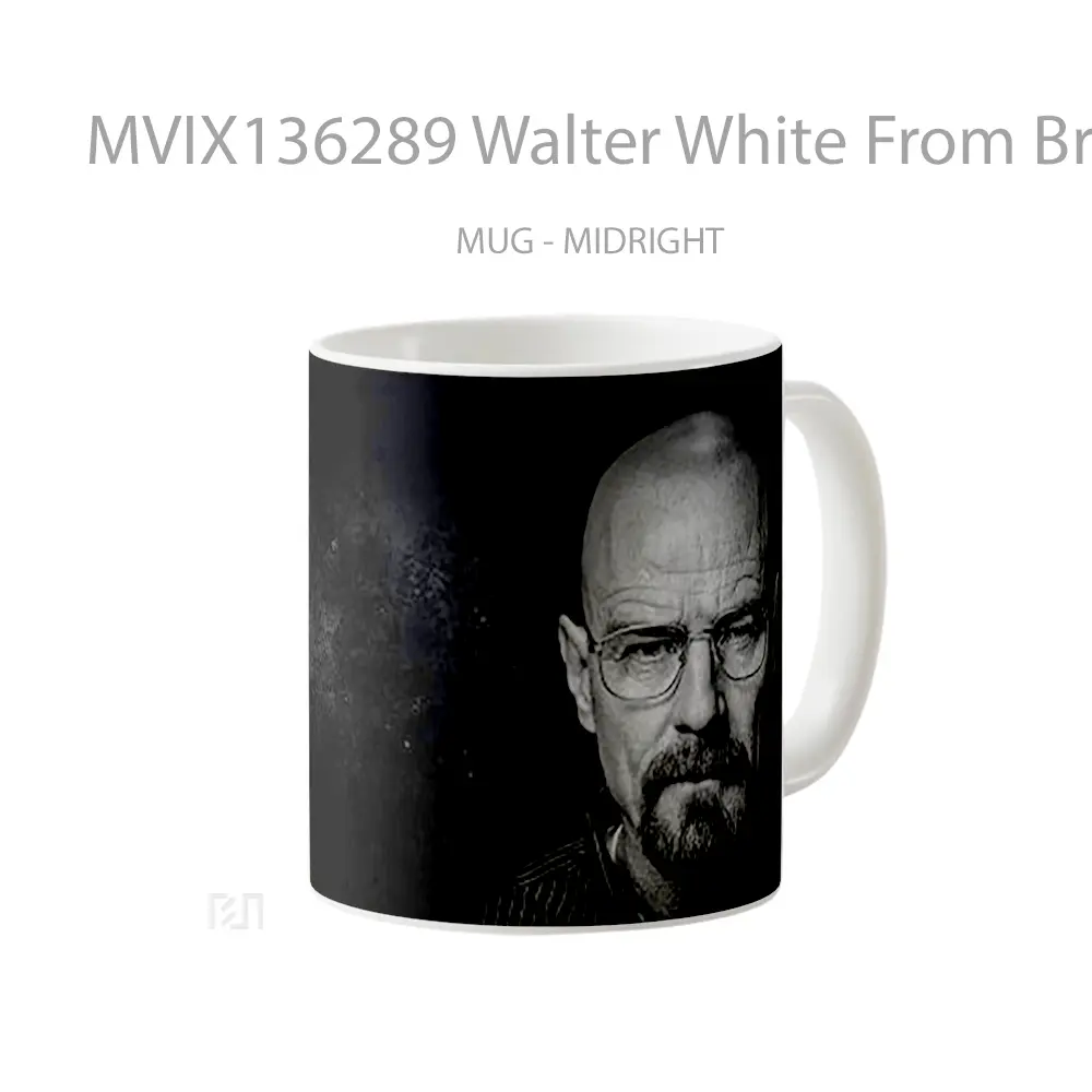 Mug Walter White From Breaking Bad V1 Gelas Keramik Unik - All-side / Desain