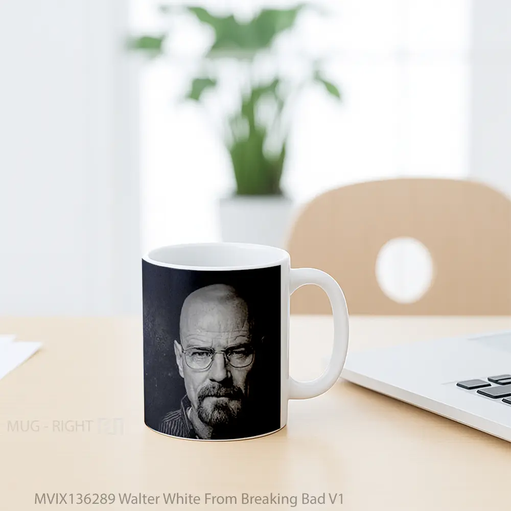 Mug Walter White From Breaking Bad V1 Gelas Keramik Unik - All-side / Desain