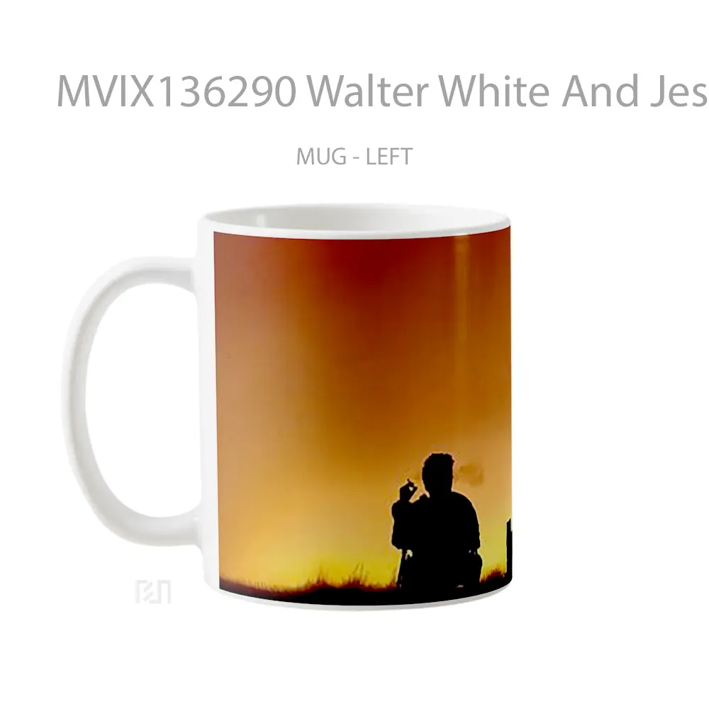 Mug Walter White And Jesse Pinkman From Breaking Bad Gelas Keramik Unik - All-side / Desain