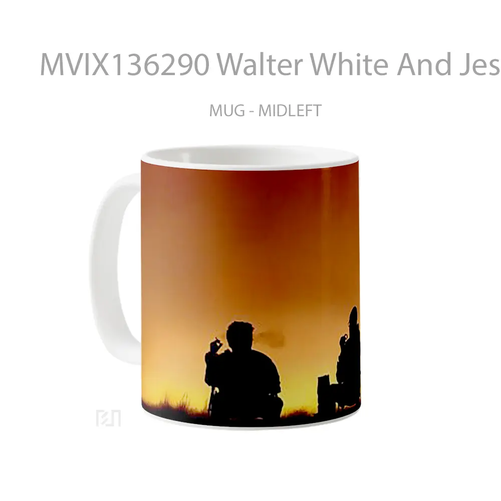 Mug Walter White And Jesse Pinkman From Breaking Bad Gelas Keramik Unik - All-side / Desain