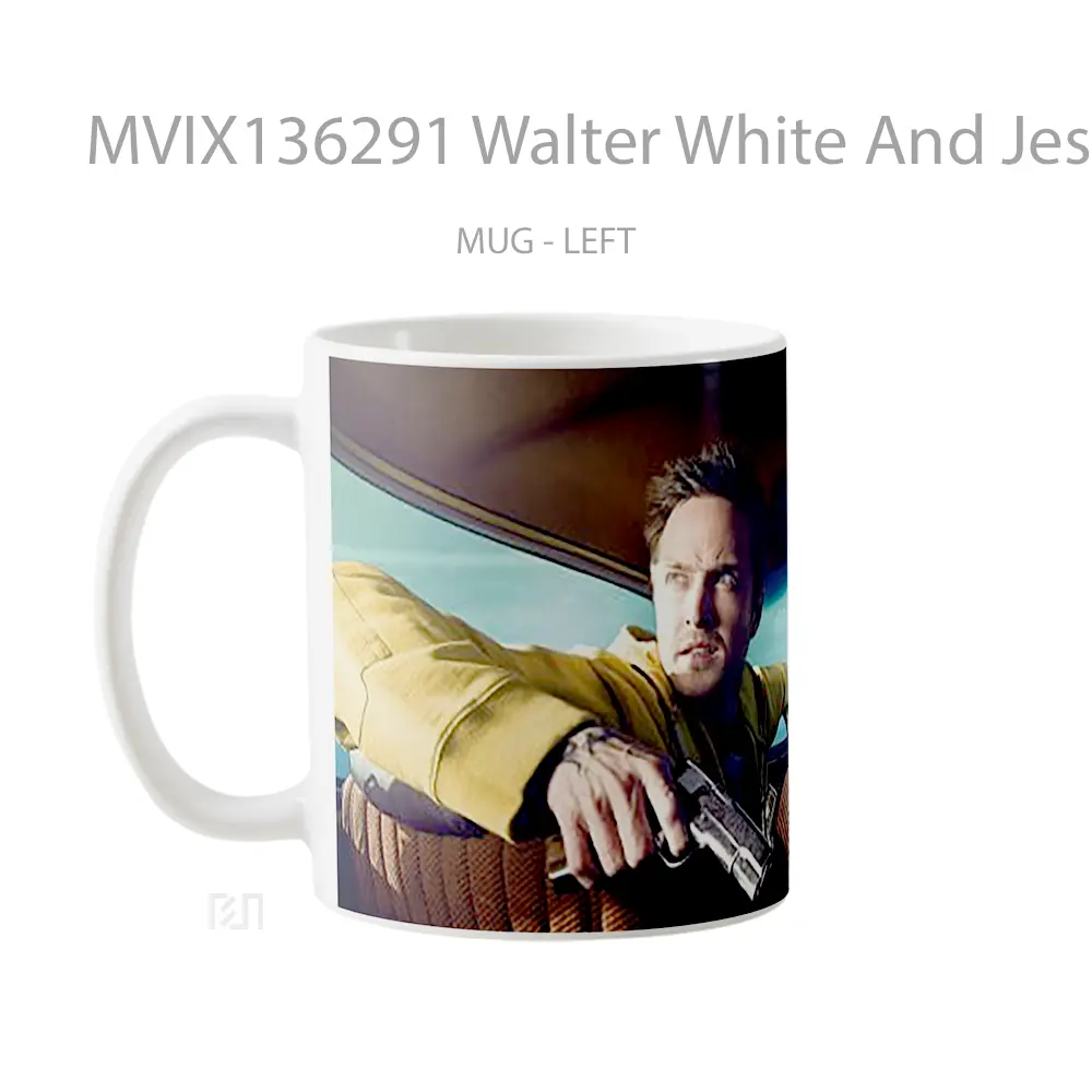 Mug Walter White And Jesse Pinkman Breaking Bad Gelas Keramik Unik - All-side / Desain