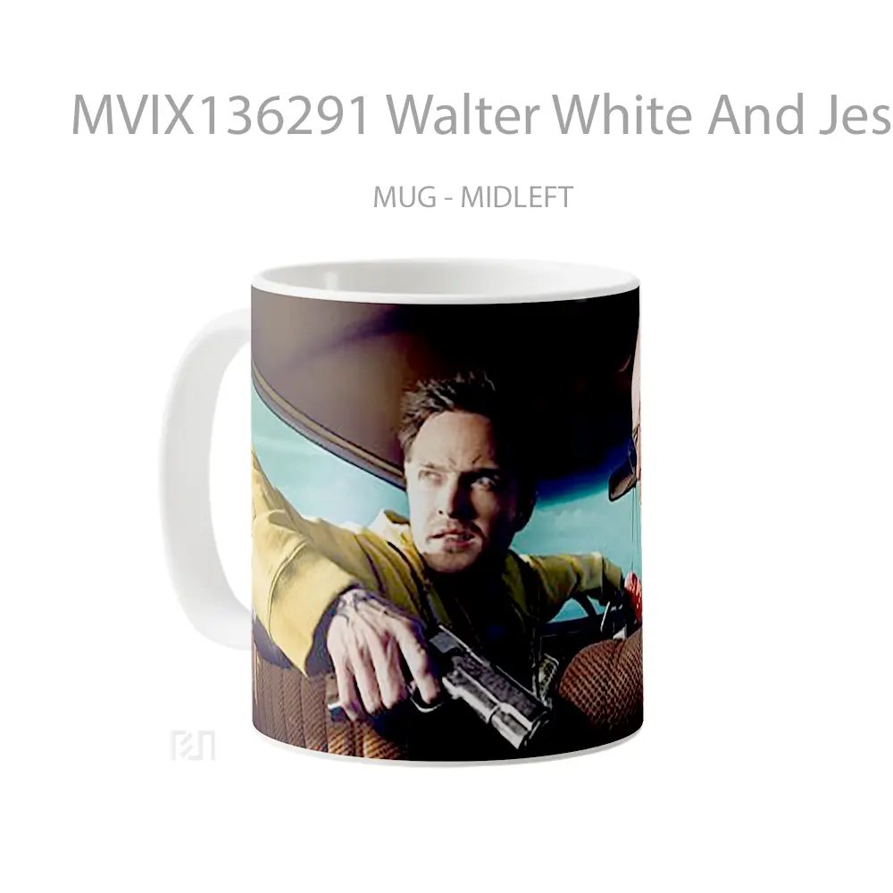 Mug Walter White And Jesse Pinkman Breaking Bad Gelas Keramik Unik - All-side / Desain
