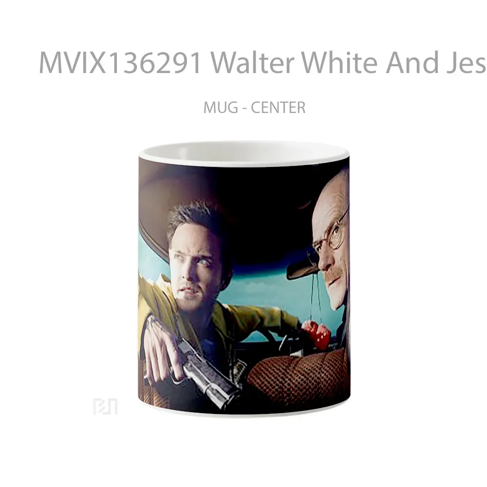Mug Walter White And Jesse Pinkman Breaking Bad Gelas Keramik Unik