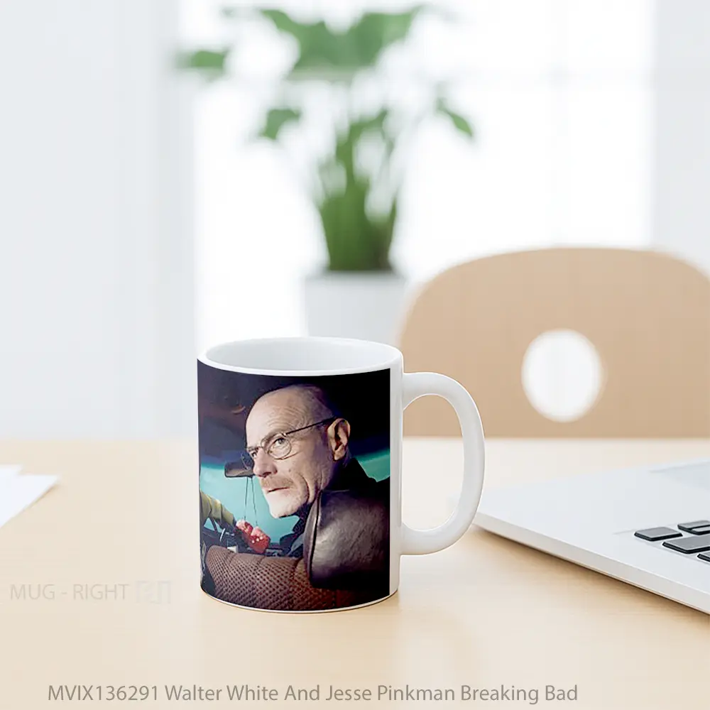 Mug Walter White And Jesse Pinkman Breaking Bad Gelas Keramik Unik - All-side / Desain