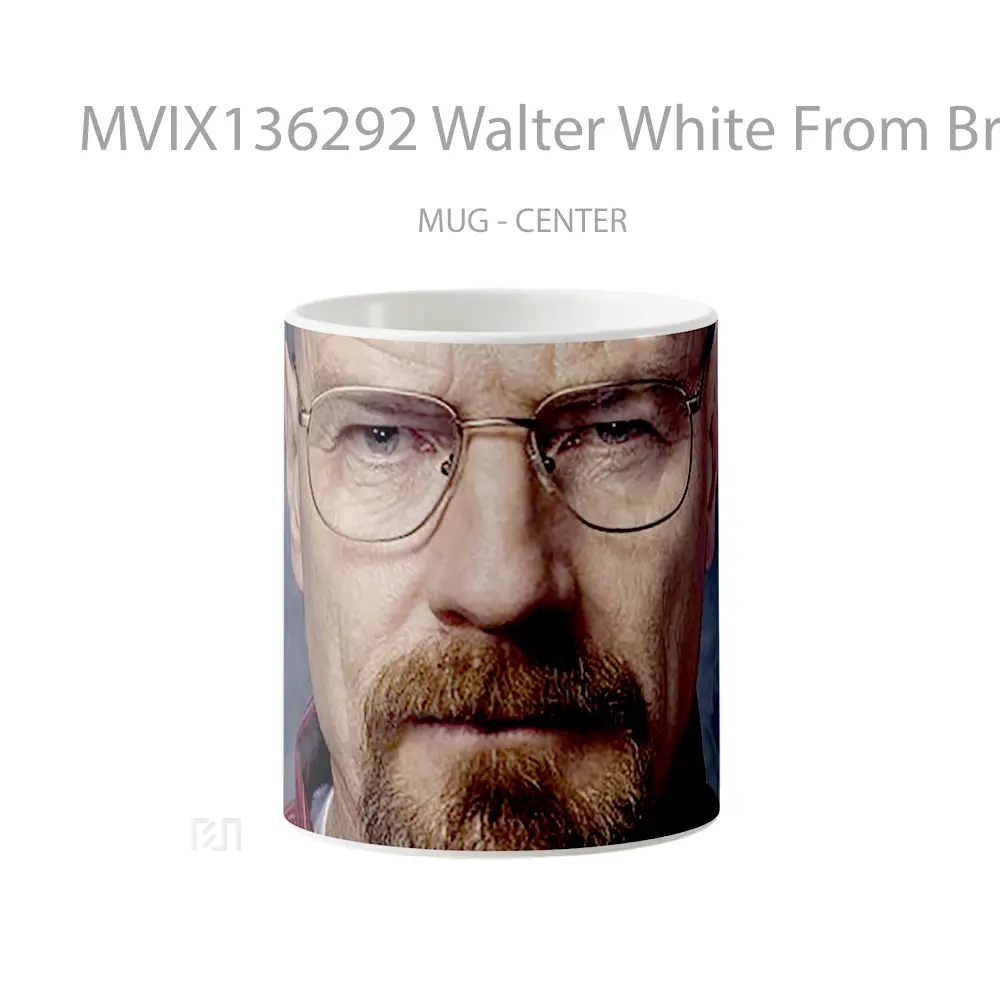 Mug Walter White From Breaking Bad V2 Gelas Keramik Unik