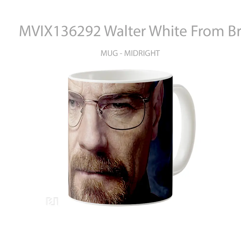 Mug Walter White From Breaking Bad V2 Gelas Keramik Unik - All-side / Desain