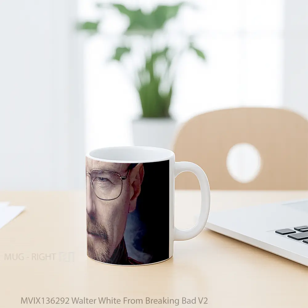 Mug Walter White From Breaking Bad V2 Gelas Keramik Unik - All-side / Desain
