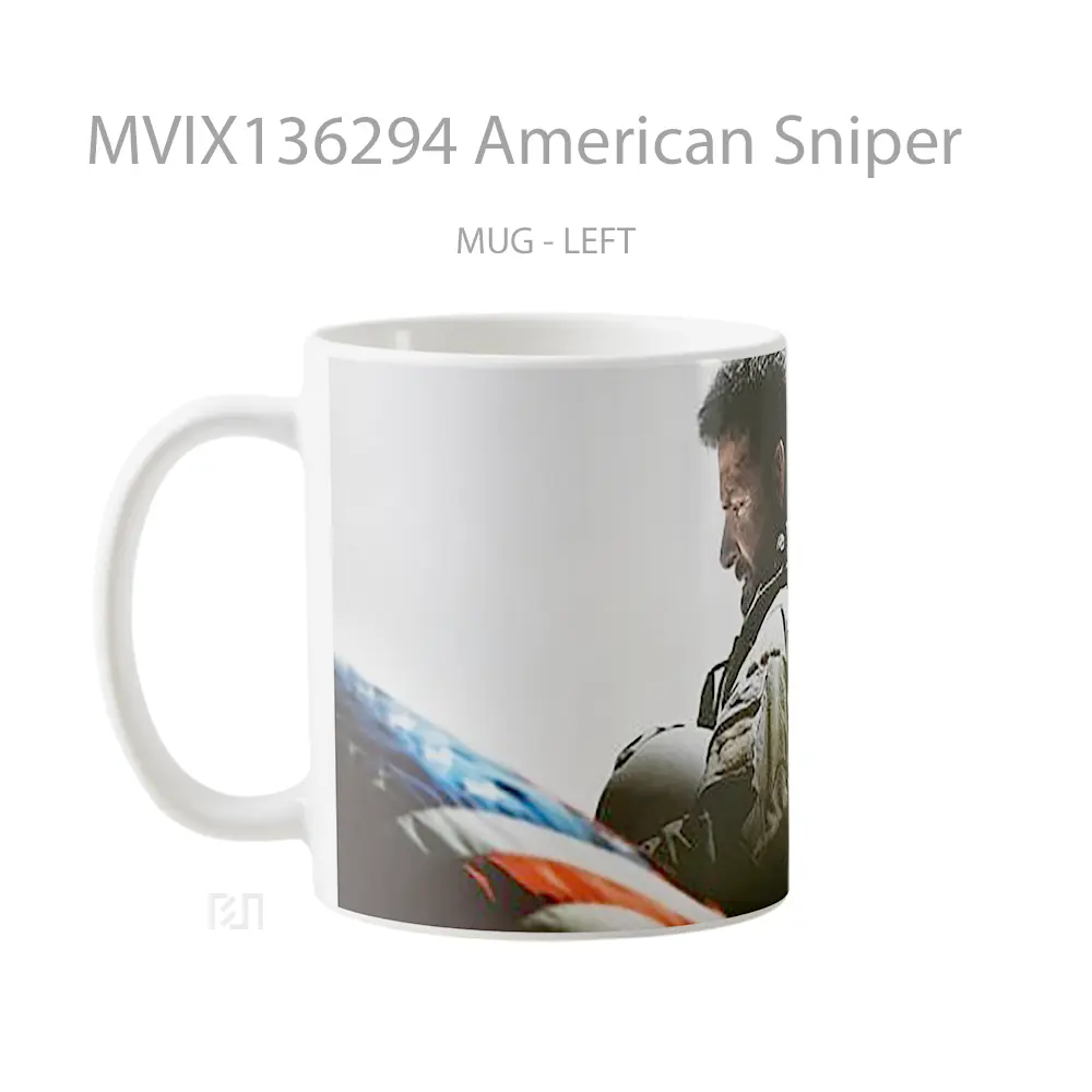 Mug American Sniper Gelas Keramik Unik - All-side / Desain