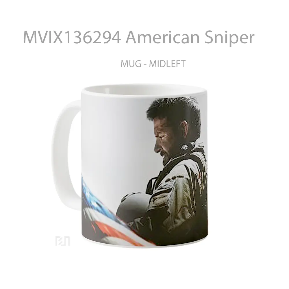 Mug American Sniper Gelas Keramik Unik - All-side / Desain
