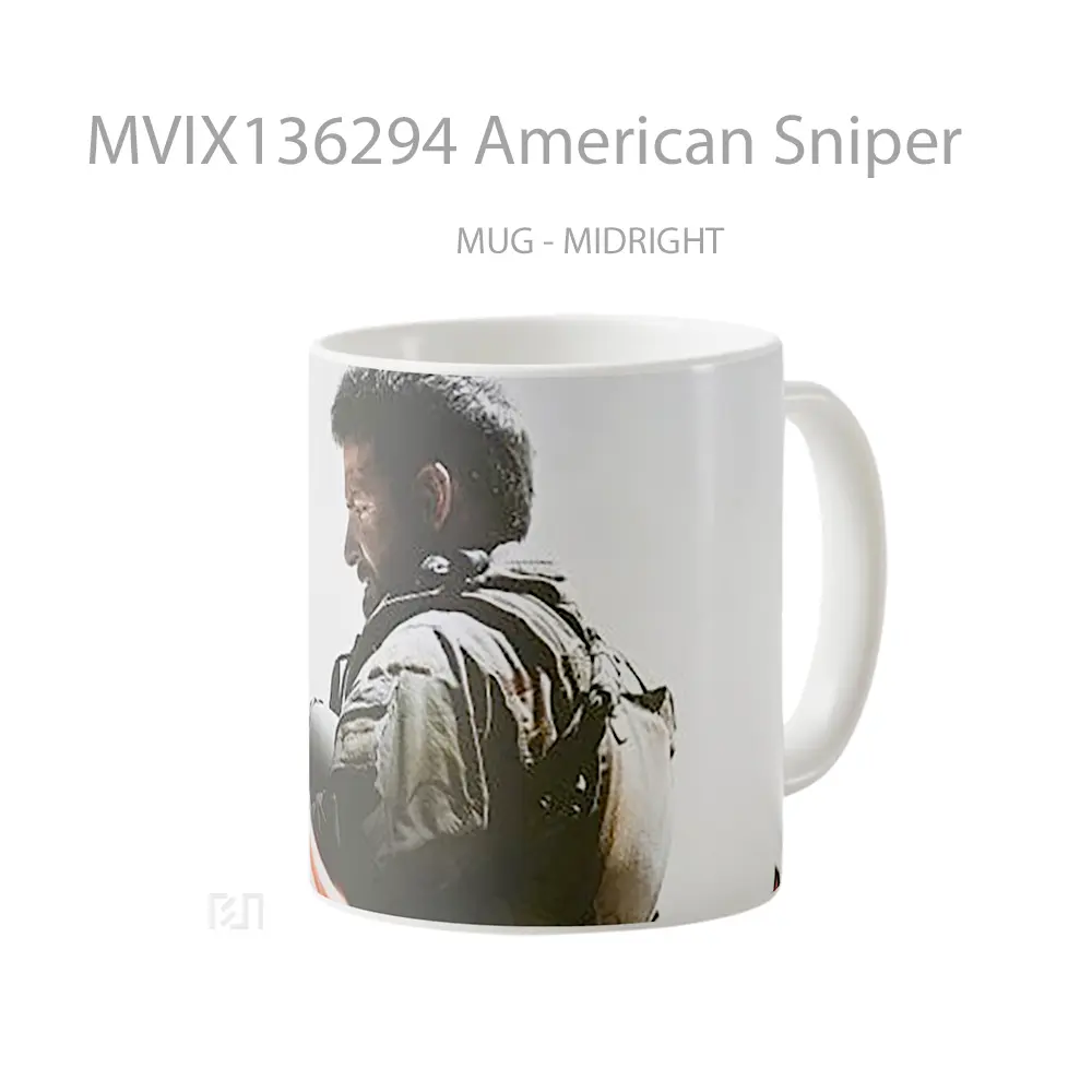 Mug American Sniper Gelas Keramik Unik - All-side / Desain