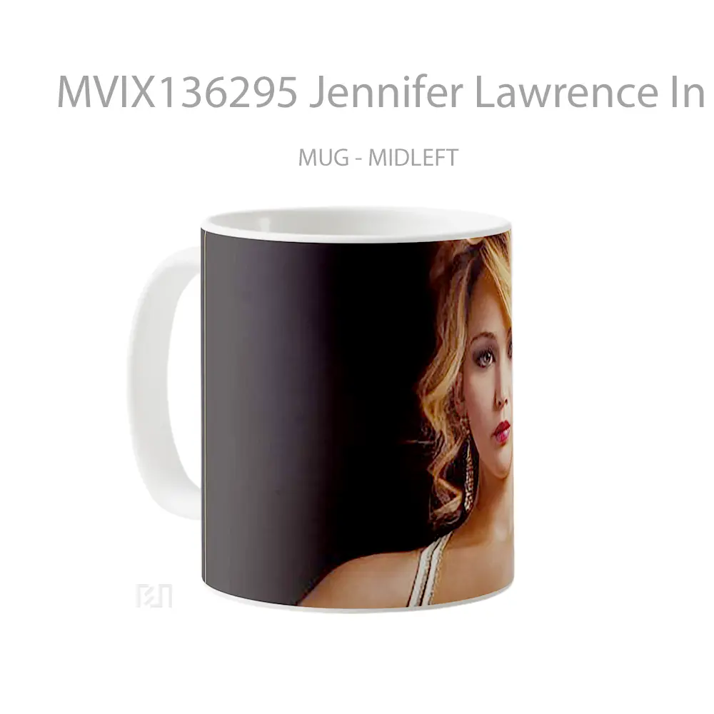 Mug Jennifer Lawrence In American Scandal Gelas Keramik Unik - All-side / Desain
