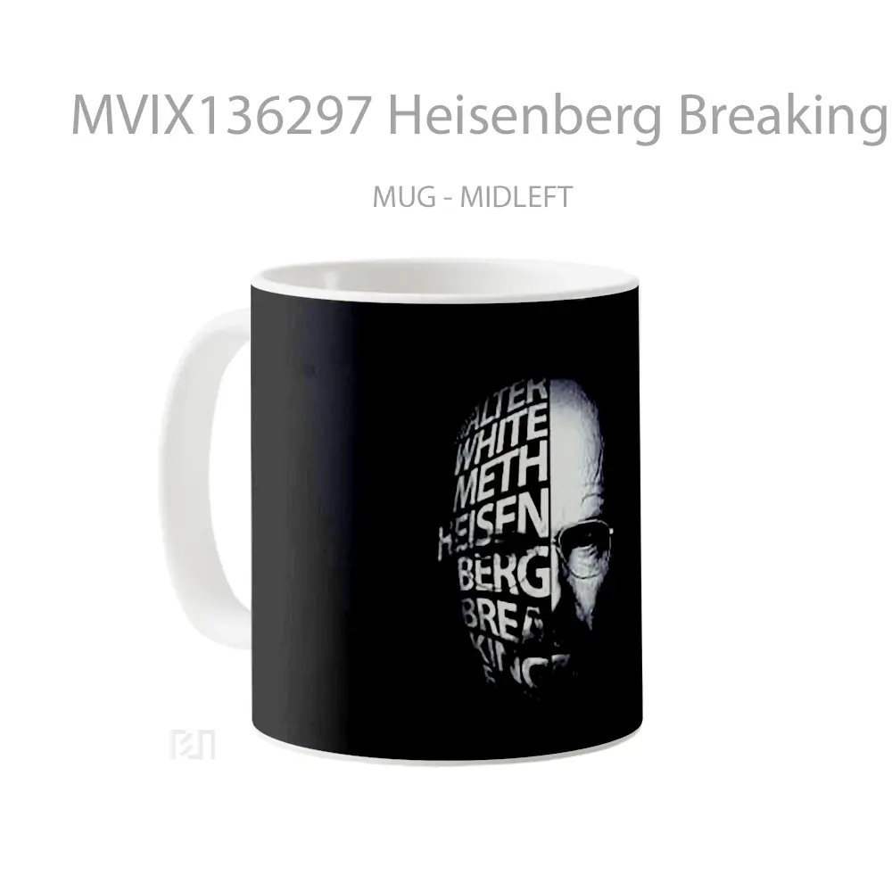 Mug Heisenberg Breaking Bad Gelas Keramik Unik - All-side / Desain