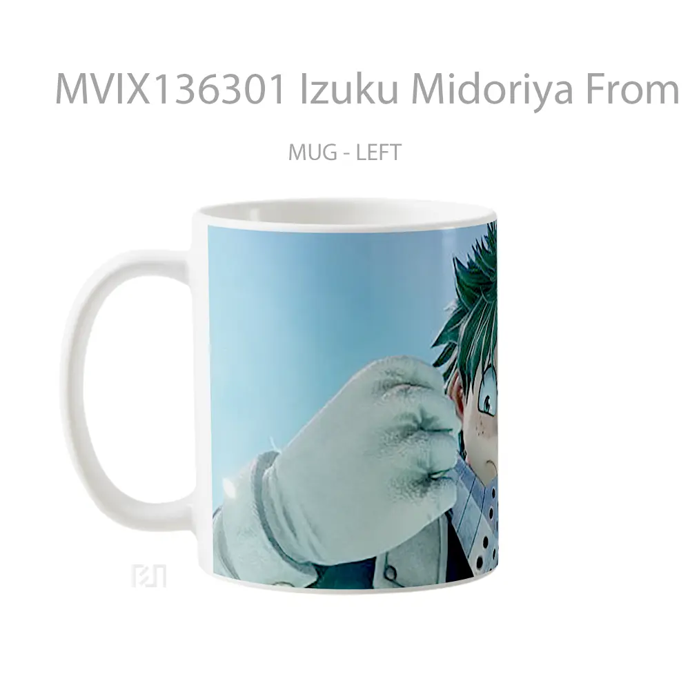 Mug Izuku Midoriya From My Hero Academia In Jump Force V2 Cangkir Anime - All-side / Desain
