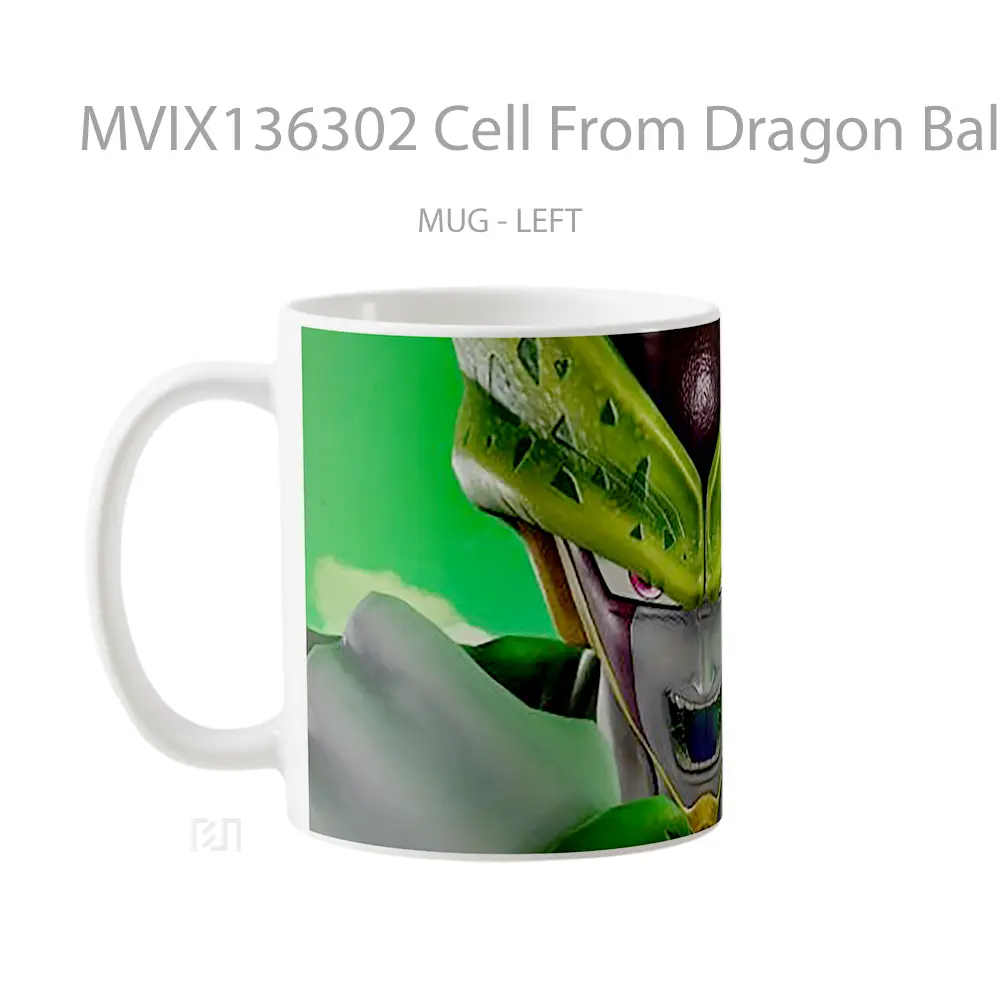 Mug Cell From Dragon Ball In Jump Force Cangkir Anime - All-side / Desain