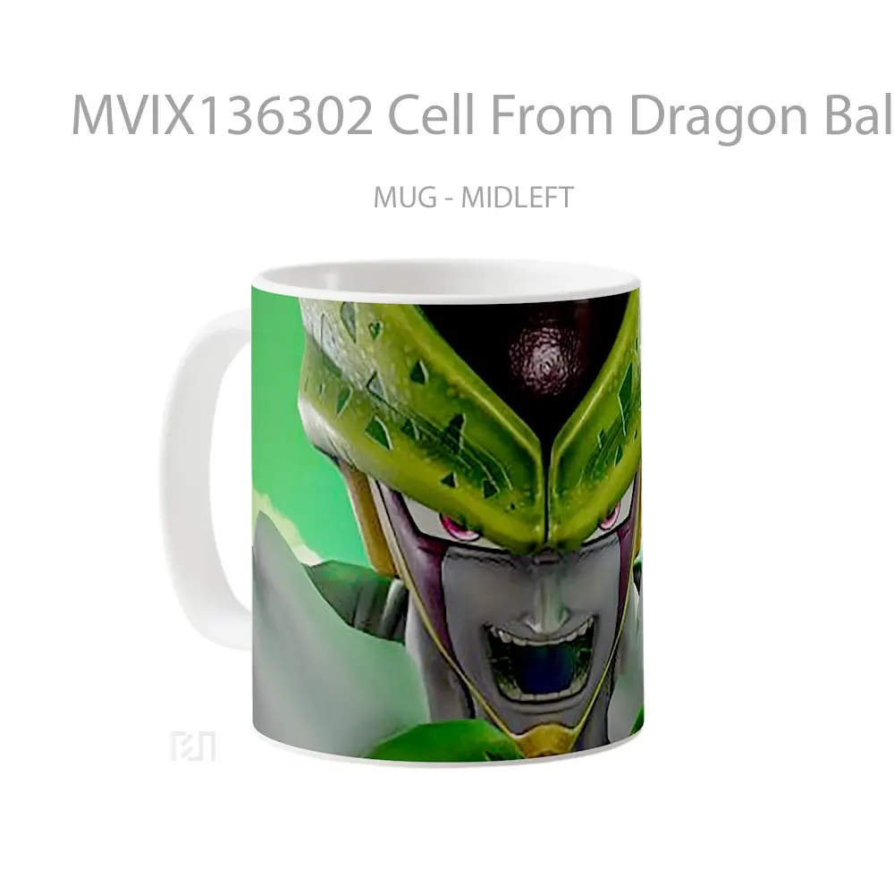 Mug Cell From Dragon Ball In Jump Force Cangkir Anime - All-side / Desain