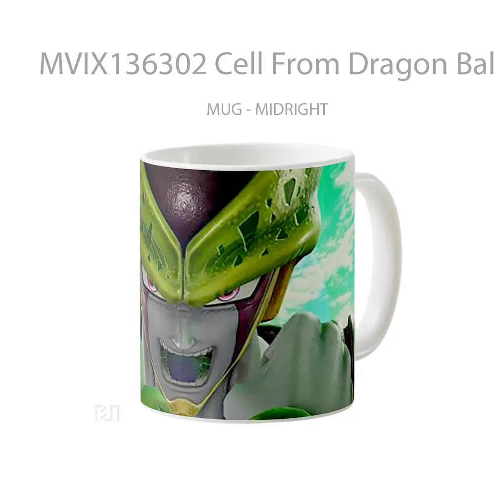 Mug Cell From Dragon Ball In Jump Force Cangkir Anime - All-side / Desain
