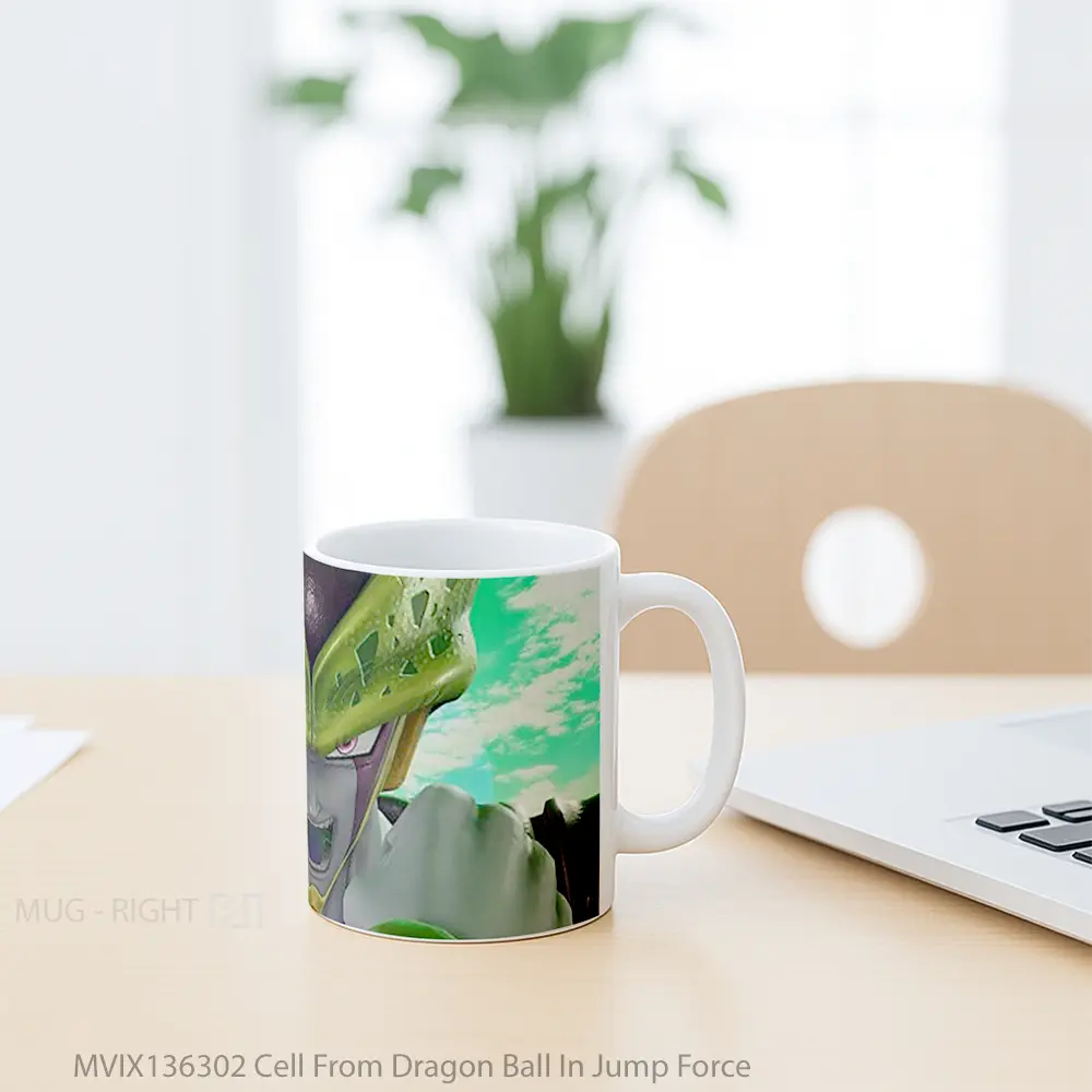 Mug Cell From Dragon Ball In Jump Force Cangkir Anime - All-side / Desain