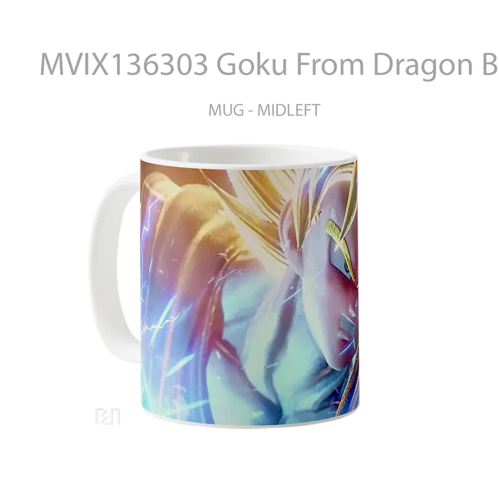 Mug Goku From Dragon Ball In Jump Force V1 Cangkir Anime - All-side / Desain