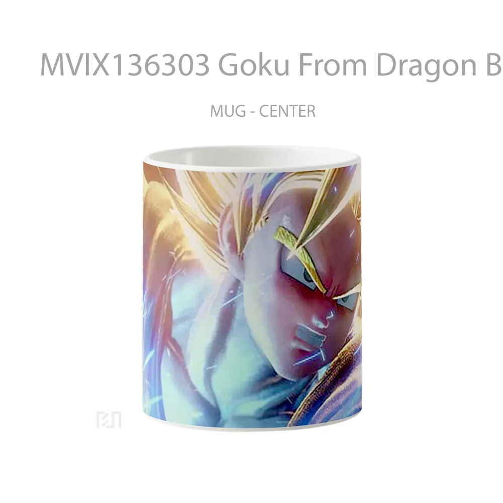 Mug Goku From Dragon Ball In Jump Force V1 Cangkir Anime