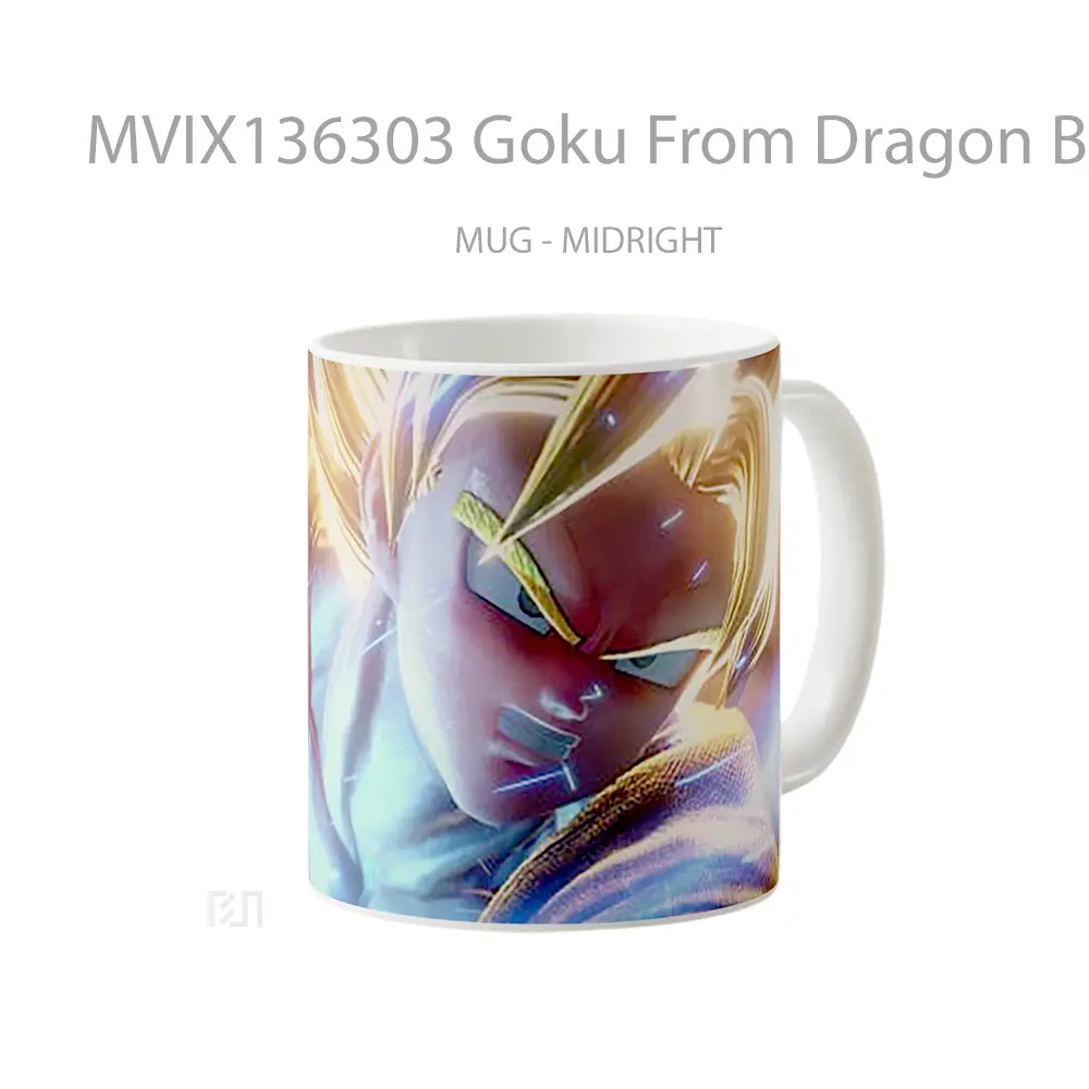 Mug Goku From Dragon Ball In Jump Force V1 Cangkir Anime - All-side / Desain