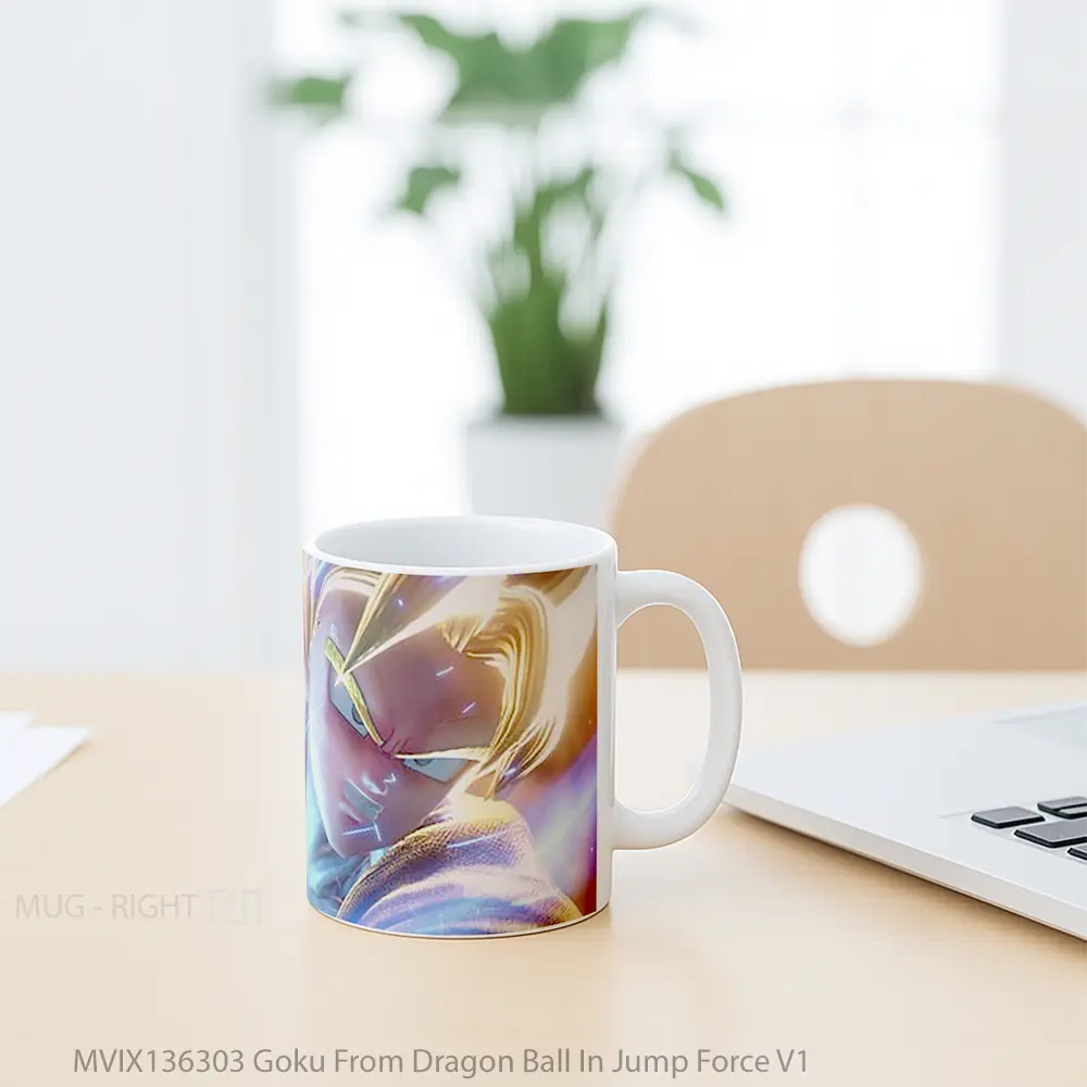 Mug Goku From Dragon Ball In Jump Force V1 Cangkir Anime - All-side / Desain