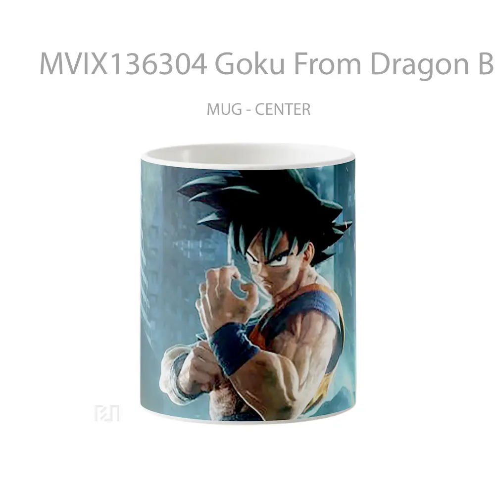 Mug Goku From Dragon Ball In Jump Force V2 Cangkir Anime