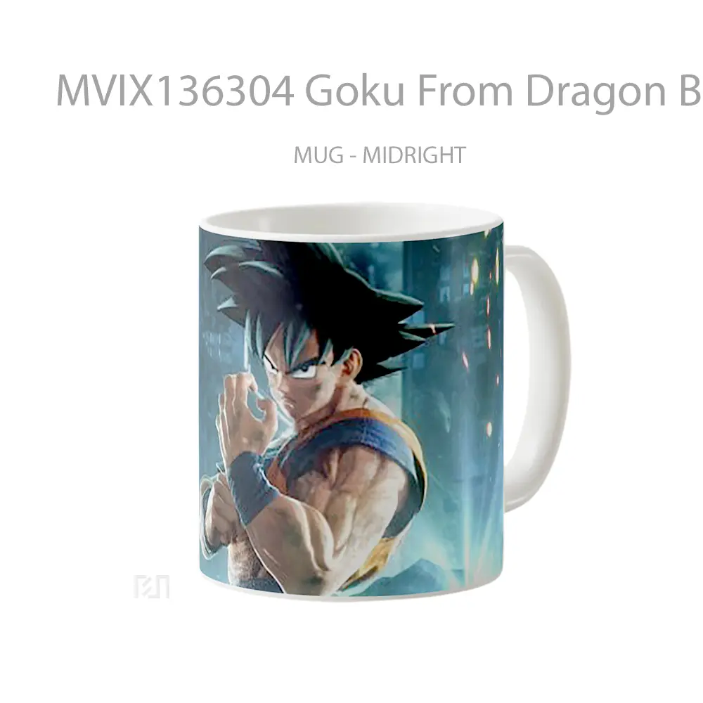Mug Goku From Dragon Ball In Jump Force V2 Cangkir Anime - All-side / Desain