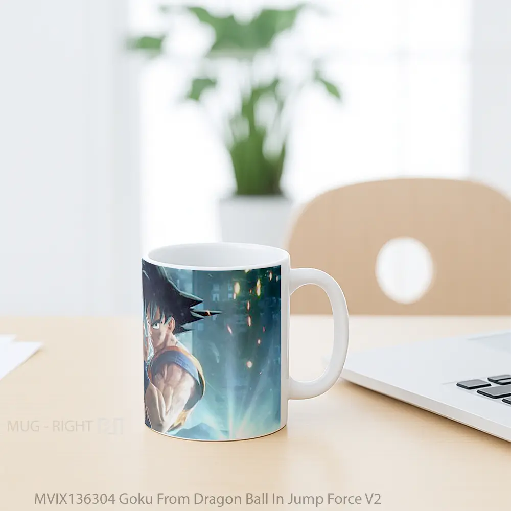 Mug Goku From Dragon Ball In Jump Force V2 Cangkir Anime - All-side / Desain