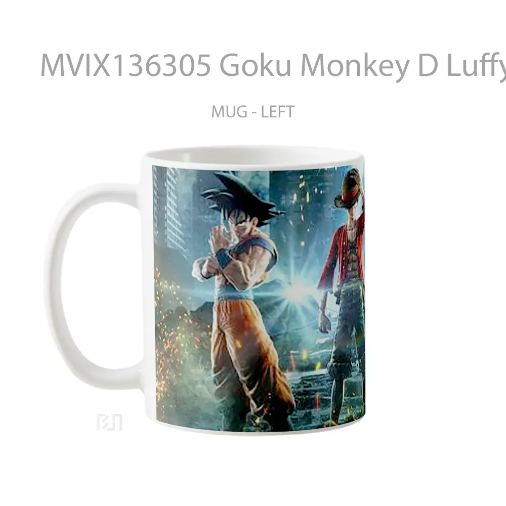 Mug Goku Monkey D Luffy And Naruto In Jump Force Cangkir Anime - All-side / Desain