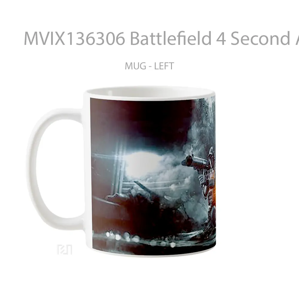 Mug Battlefield 4 Second Assault Gelas Keramik Unik - All-side / Desain