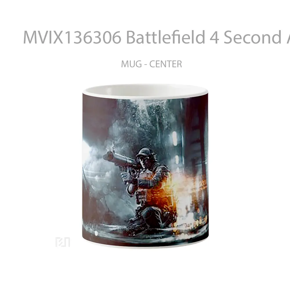 Mug Battlefield 4 Second Assault Gelas Keramik Unik